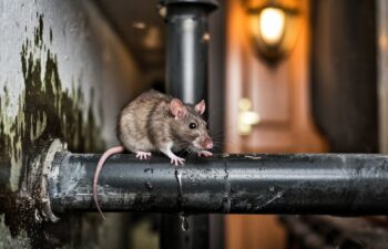 Signs of animal scratching in walls of home